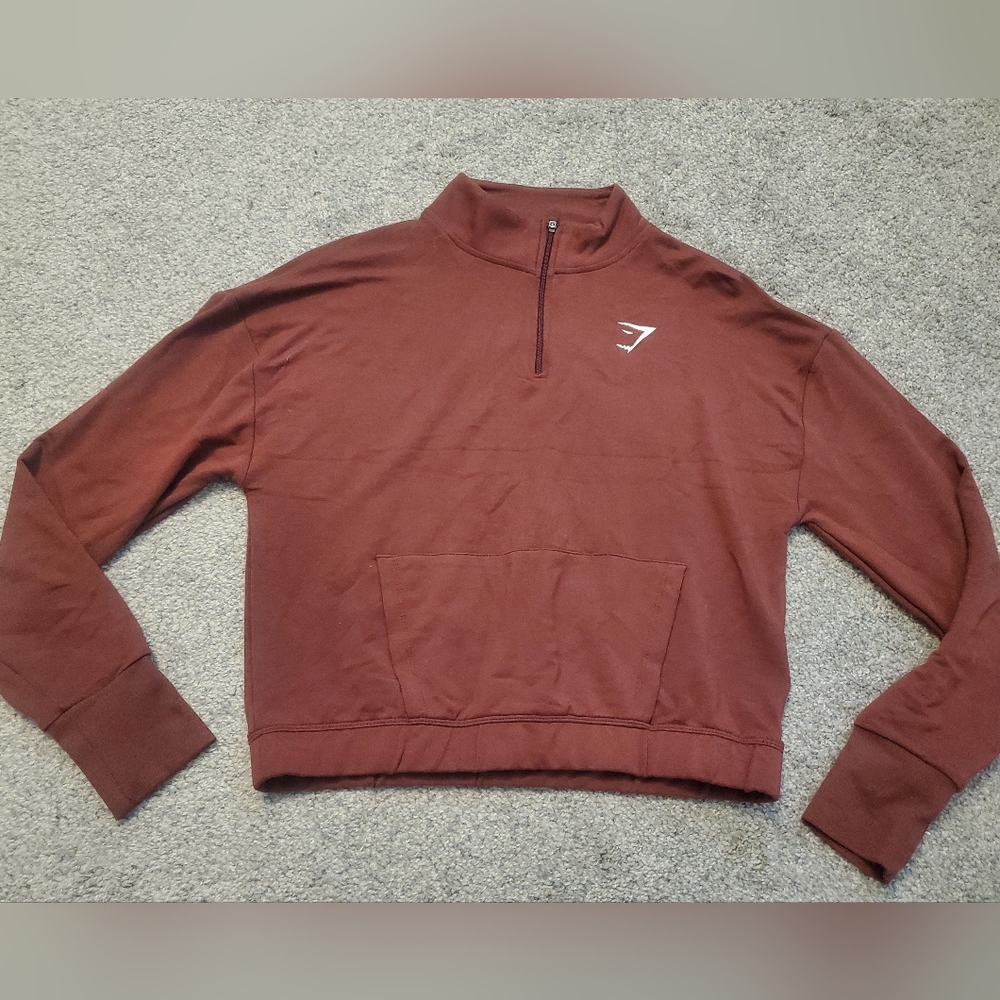 Gymshark Pippa Pullover Cherry Brown size Medium